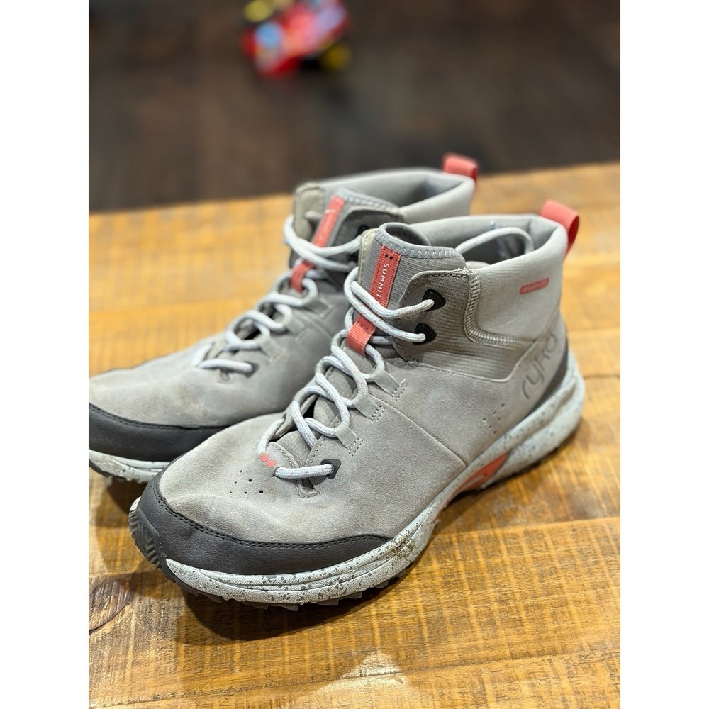Ryka Womens Summit Mid Gray Trail / Hiking Athletic Gray Size 10 No Insole